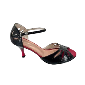 2.5" Rebecca -- Women's Tango Shoe -- Black/Red