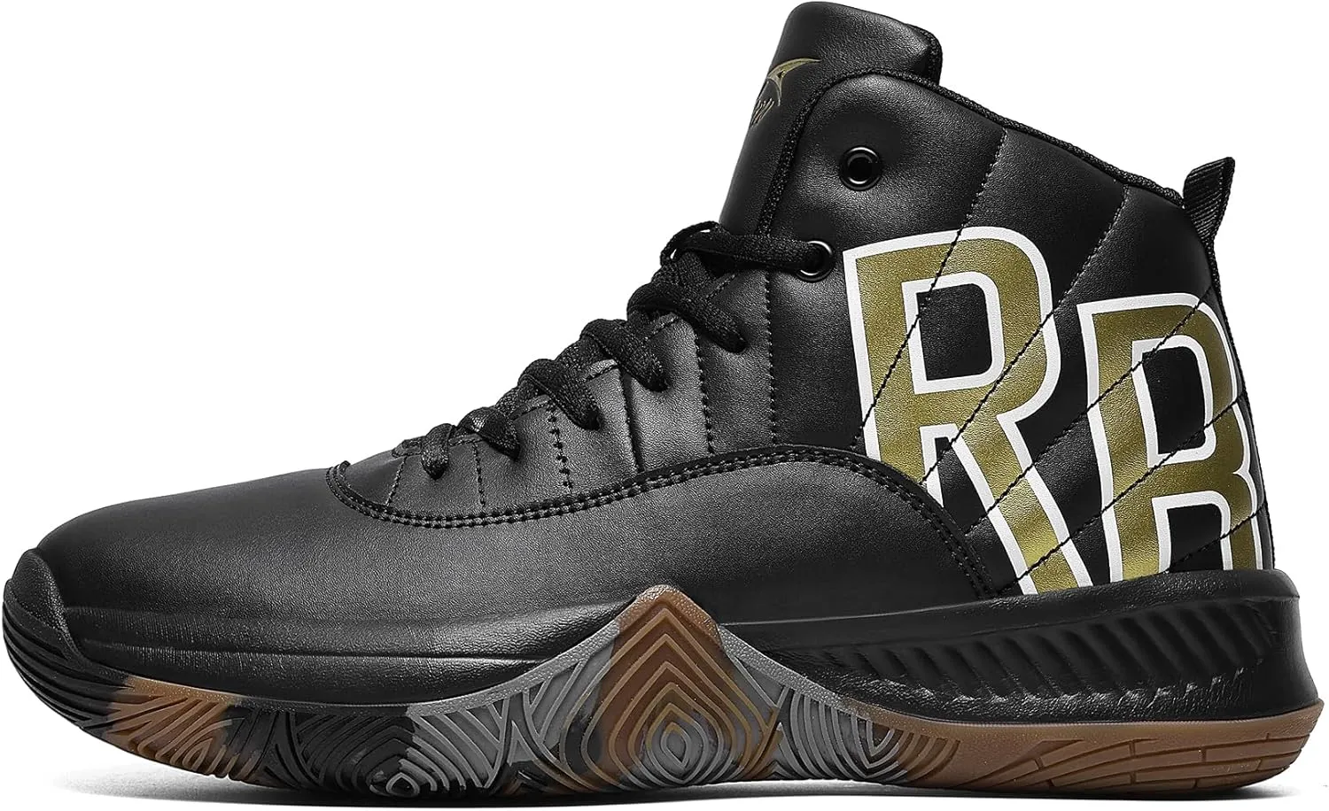 ASHION Mens Basketball Shoes High Top Streetball Lightweight Outdoor Sneakers Cushioning Shoes for Sport Athletic Fitness