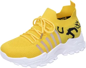 Athletic Shoes for Women Platform Breathable Mesh Sneakers Casual Comfortable Non Slip Summer Walking Sport Shoes