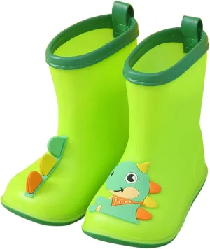 Babys Rain Boots Children Waterproof Shoes Rain Boots for Kids Girls Dinosaur Rain Boots for Boys Toddler