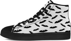 Bat Shoes High Top Canvas Sneakers Lace Up Casual Walking Shoes Gifts for Men Women