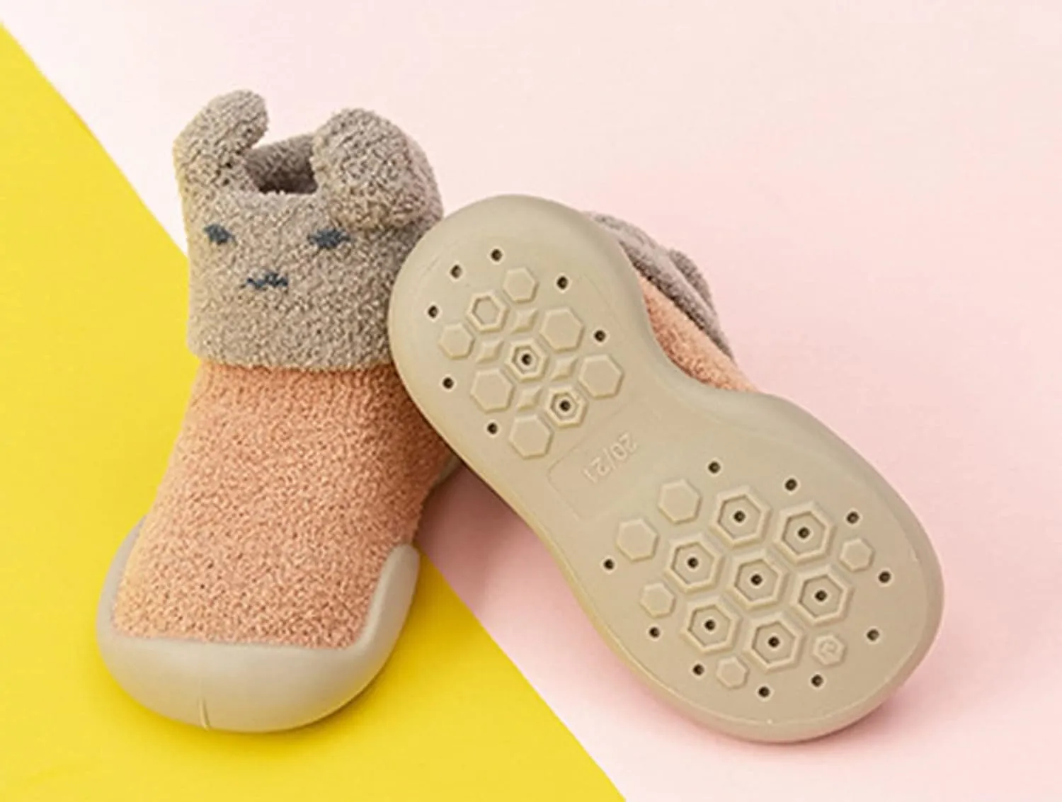 Boys Shoes Size 1, 0-3 Years Kids Newborn Baby Boys Girls Sock Shoes Cute Cartoon Warm Thickened First Walking Shoes