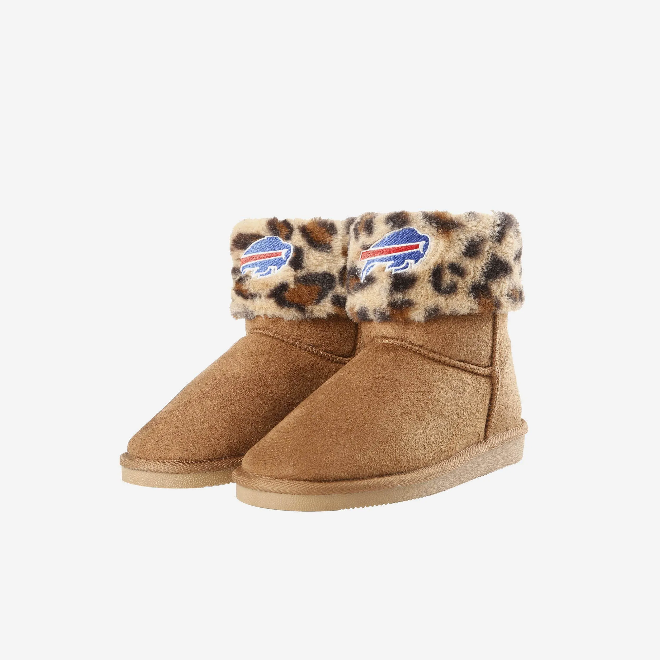 Buffalo Bills Womens Cheetah Fur Boot
