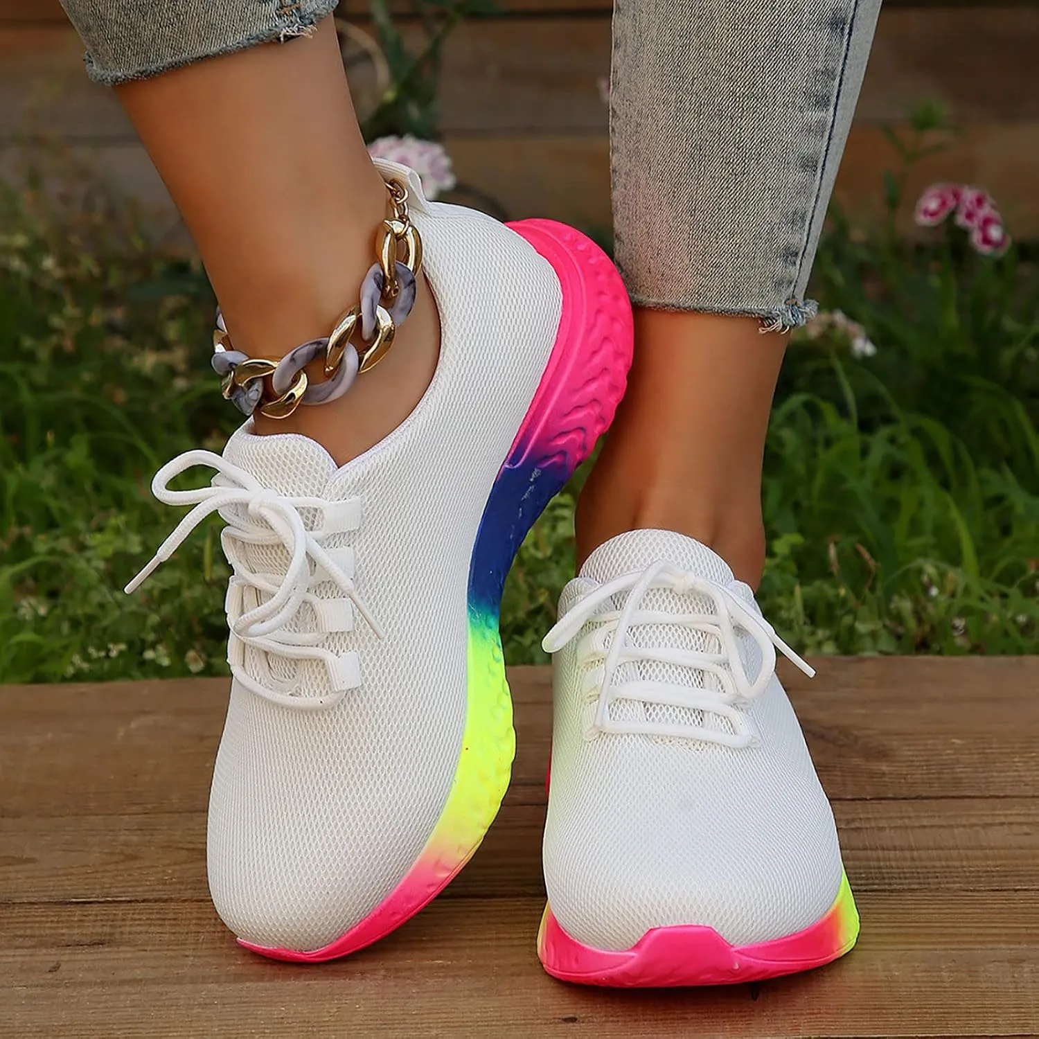 Casual Sneakers for Women Wide Width Zapatos De Mujer Antiderrapante Womens Slip On Shoes with Arch Support Washable Platform Sneakers for Women Fashion Tan Women's Hiking Shoes Size 5