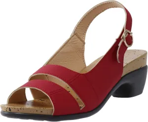 Cathalem Orthopedic Sandals for Women, Women's Comfy Orthotic Sandals, Buckle Ankle Strap Non-slip Open Toes Sandals