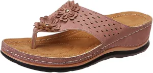 Cathalem Orthopedic Sandals for Women,Womens Sandals with Arch Support Orthotic Sandals Flip Flops