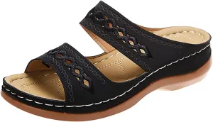 Cathalem Summer Wedges for Women 2024, Orthopedic Sandals for Women Arch Support Sandals Flip Flops Comfortable Sandals