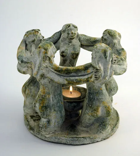 circle of friends- dancing women