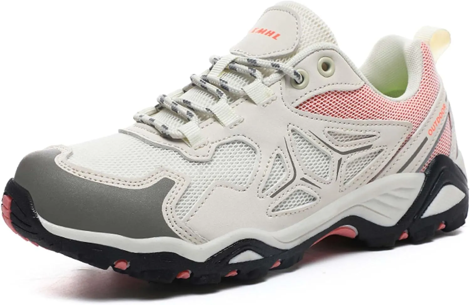 Couple Outdoor Walking Mountaineering Boots, Rubber Sole Breathable Mesh Ankle Shoes, Hiking Boots, Anti Slip Hiking Shoes, Muddy Wading Plush Hiking Shoes