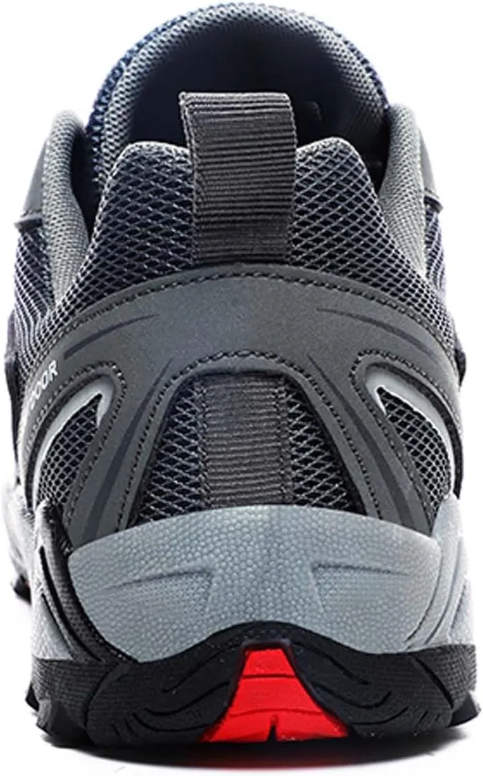 Couple Outdoor Walking Mountaineering Boots, Rubber Sole Breathable Mesh Ankle Shoes, Hiking Boots, Anti Slip Hiking Shoes, Muddy Wading Plush Hiking Shoes