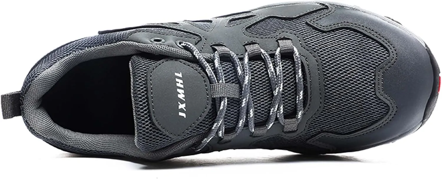 Couple Outdoor Walking Mountaineering Boots, Rubber Sole Breathable Mesh Ankle Shoes, Hiking Boots, Anti Slip Hiking Shoes, Muddy Wading Plush Hiking Shoes