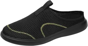 Fashion Summer Men Breathable Mesh Lightweight Comfortable Casual Shoes Tops Mens Sneaker (Black, 9)