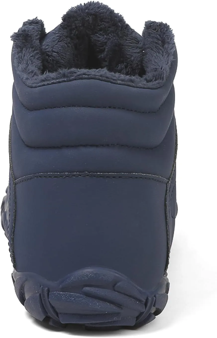 FLIOZY Mens and Womens Non-Slip Winter Shoes Waterproof Warm Outdoor Barefoot Shoes Hiking Boots