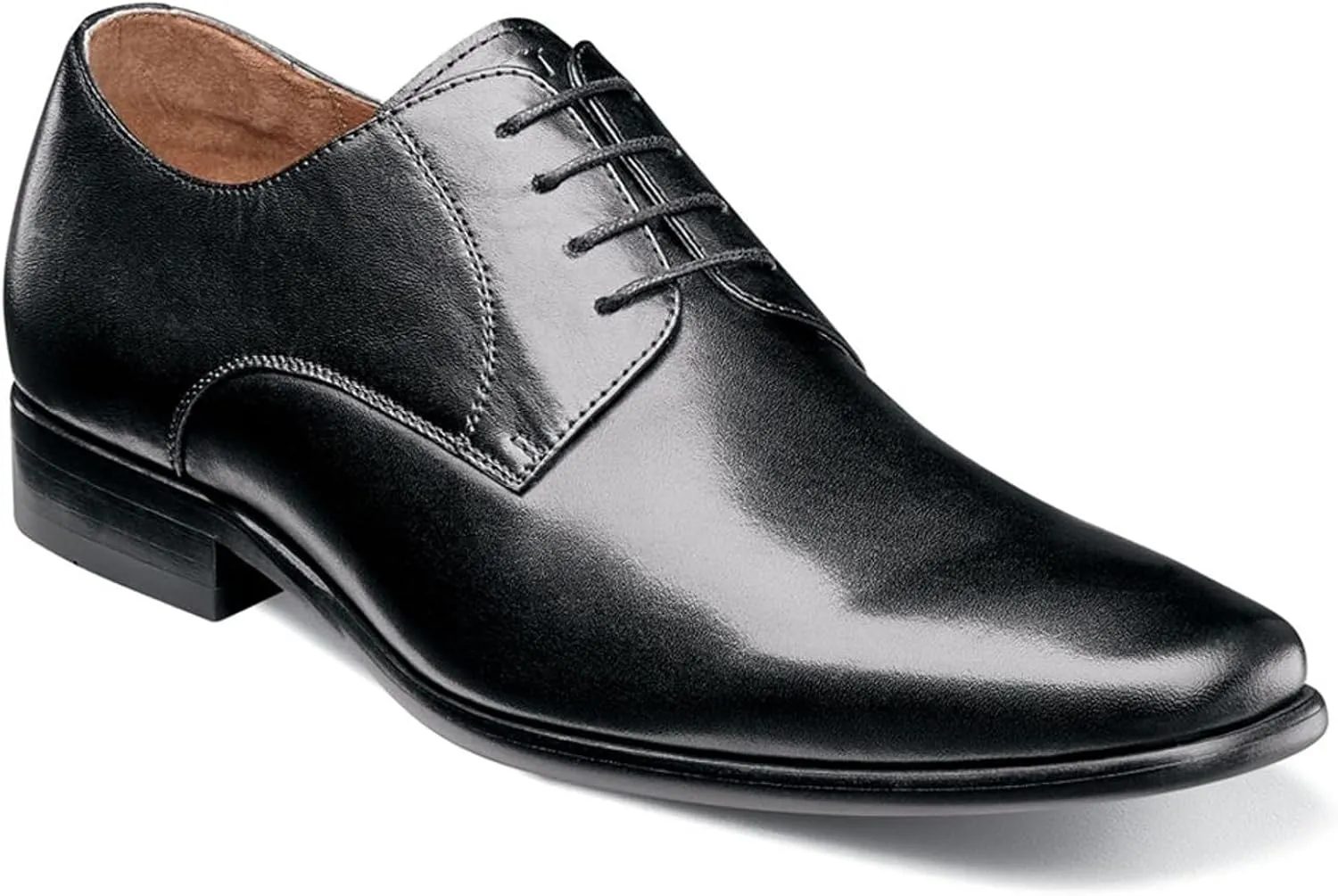 Florsheim Postino Plain Toe Oxford Men's Oxford, 9.5 D(M) US, Black-Black