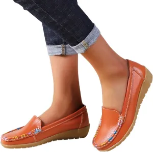 Gibobby Summer Sandals for Women Flats Shoes Slip on Shoes Comfortable Closed Toe Loafers Dress Shoes for Women Shoes Flats