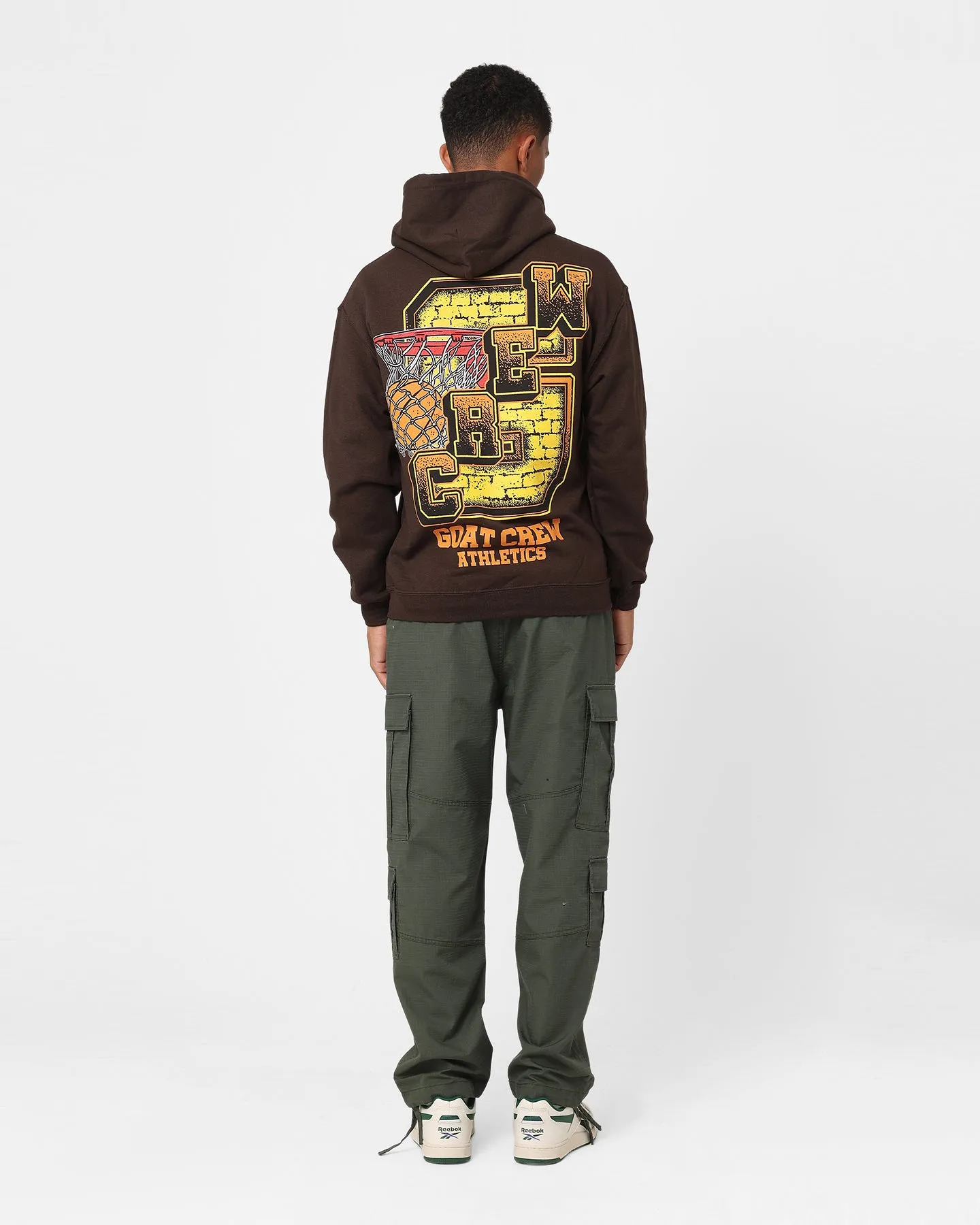 Goat Crew G.Crew Athletics Hoodie Brown