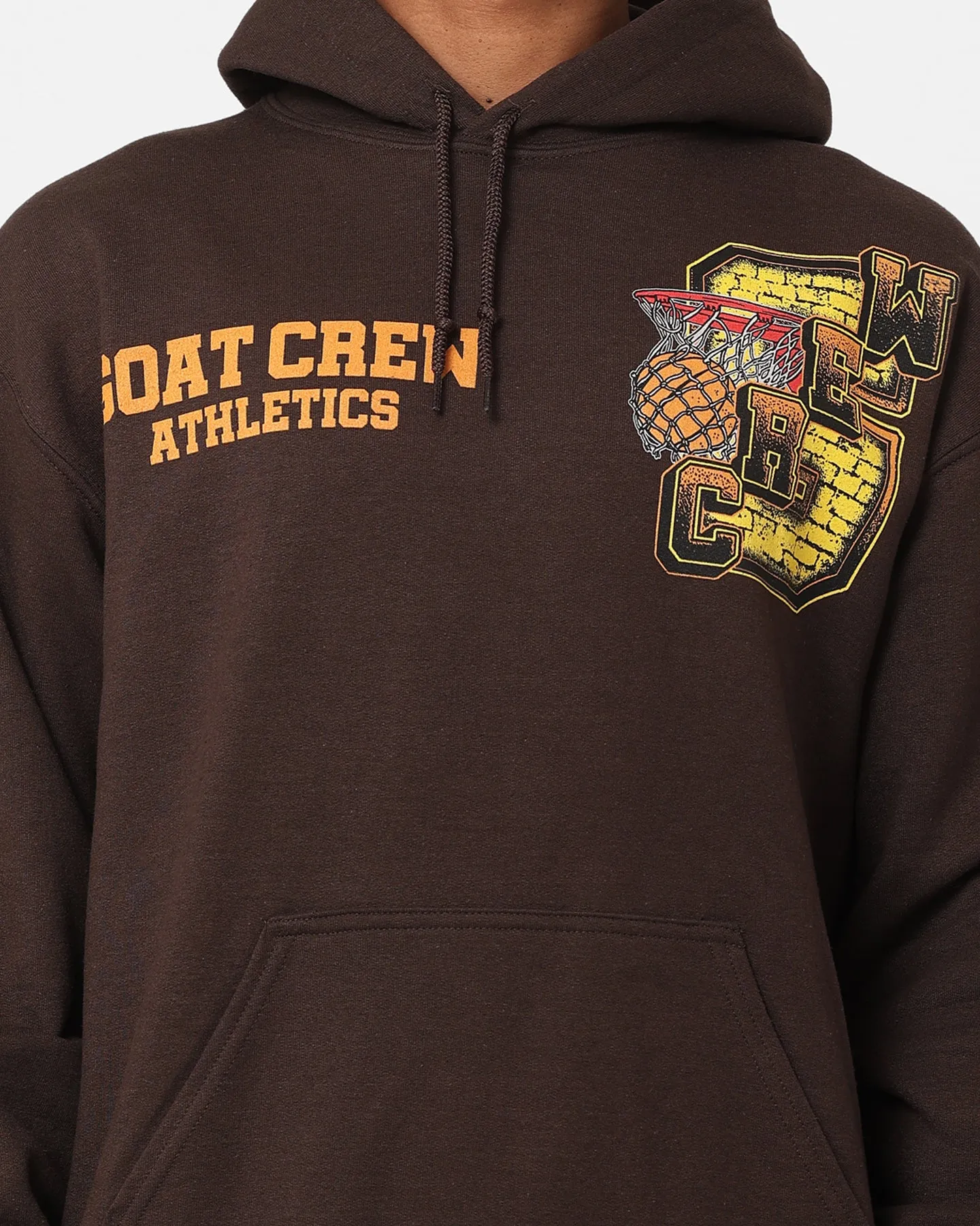 Goat Crew G.Crew Athletics Hoodie Brown