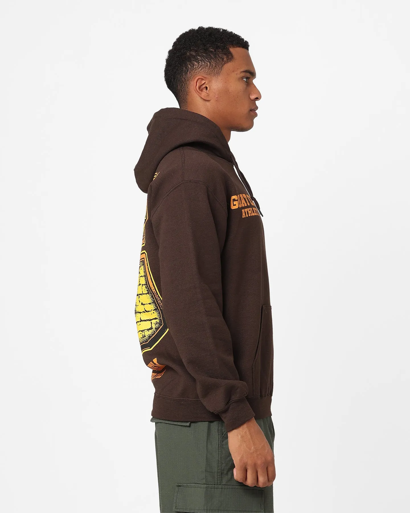 Goat Crew G.Crew Athletics Hoodie Brown