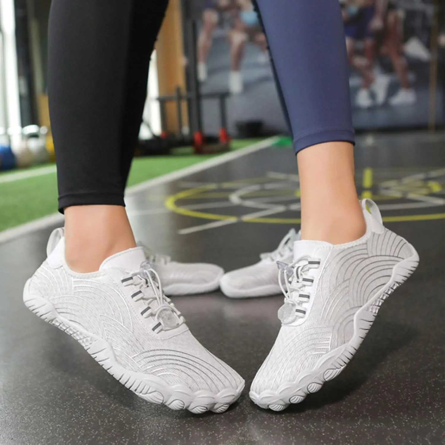 Grounded Footwear for Women Men Hike Barefoot Comfortable Shoes Breathable Non Slip Athletic Shoes Quick-Dry Water Vitality Shoe for Swim Surf Outdoor Sports