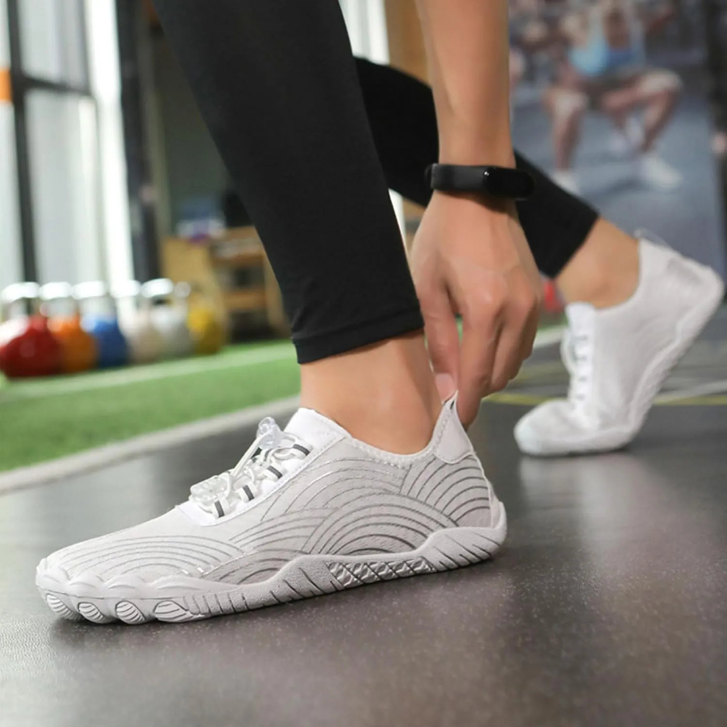 Grounded Footwear for Women Men Hike Barefoot Comfortable Shoes Breathable Non Slip Athletic Shoes Quick-Dry Water Vitality Shoe for Swim Surf Outdoor Sports