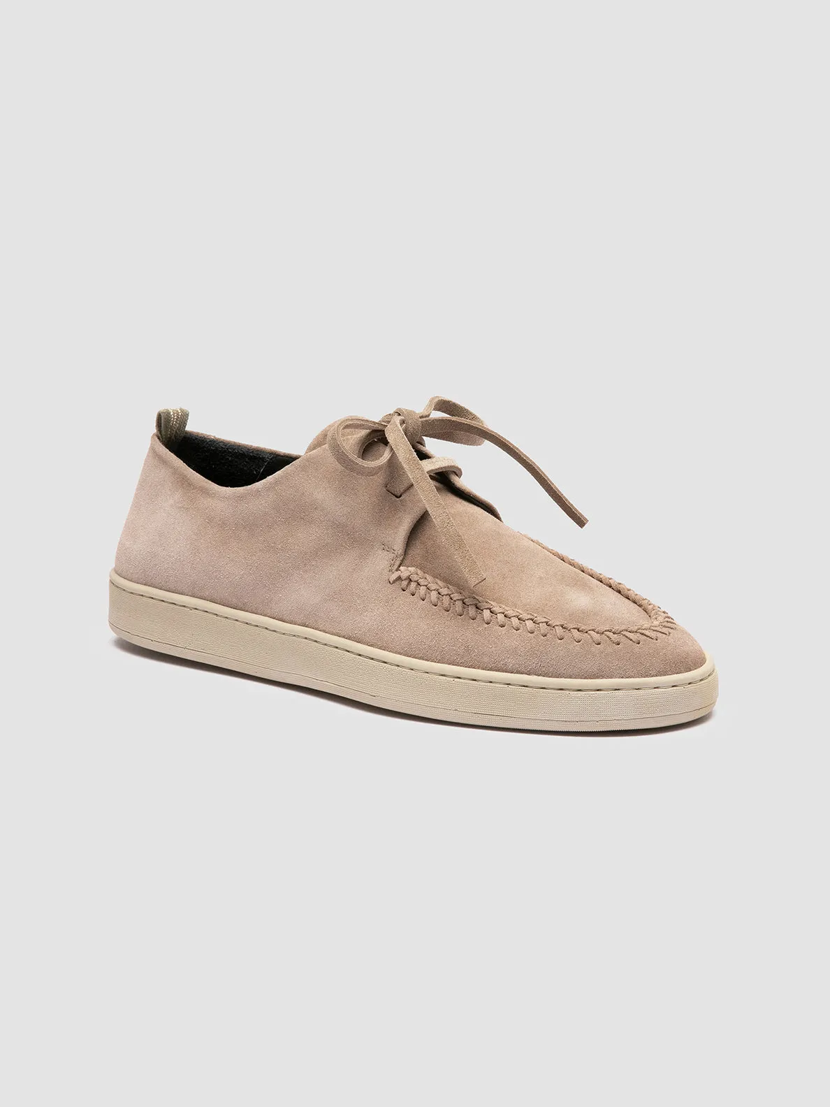 HERBIE 012 - Taupe Suede Derby Shoes