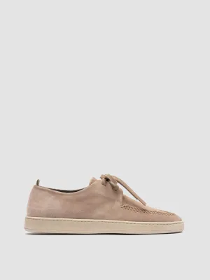 HERBIE 012 - Taupe Suede Derby Shoes