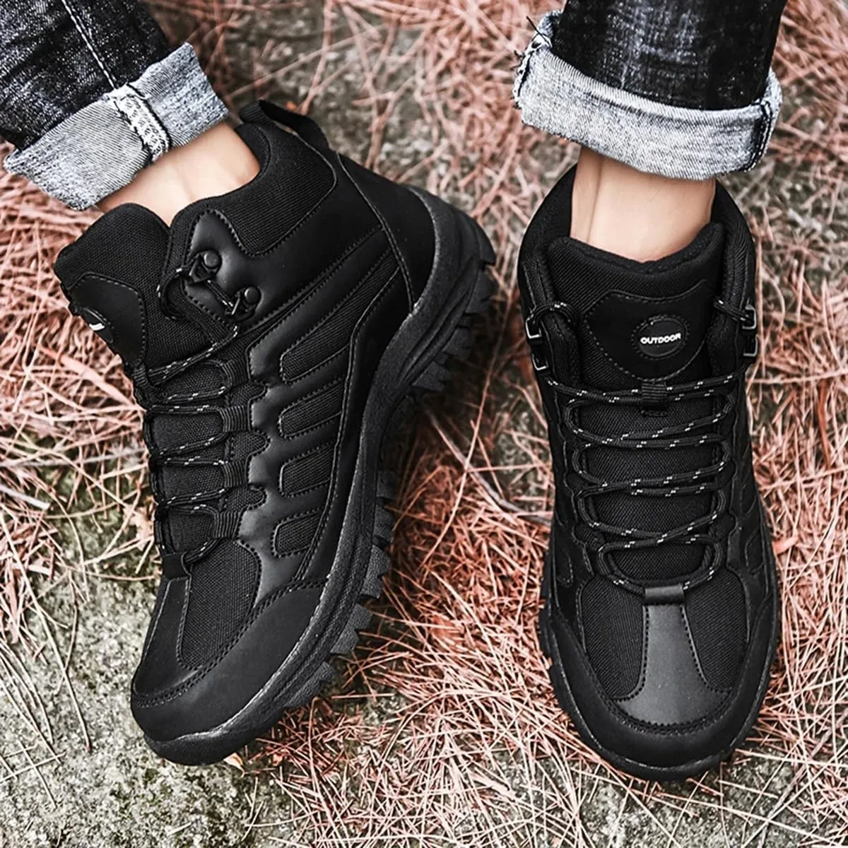 Hiking Shoes Mens Waterproof Mountain Trekking Shoes Women Breathable Walking Shoes Outdoor Sports Winter Boots