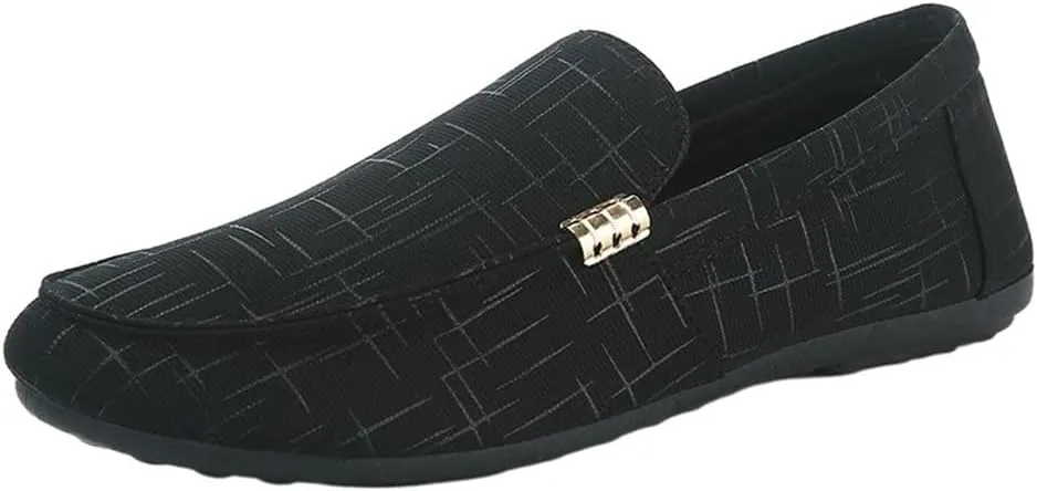 HOOENG Mens Loafers Venetian Loafers Simple Lightweight Leather Resistant Lightweight Flexible Classic Slip On