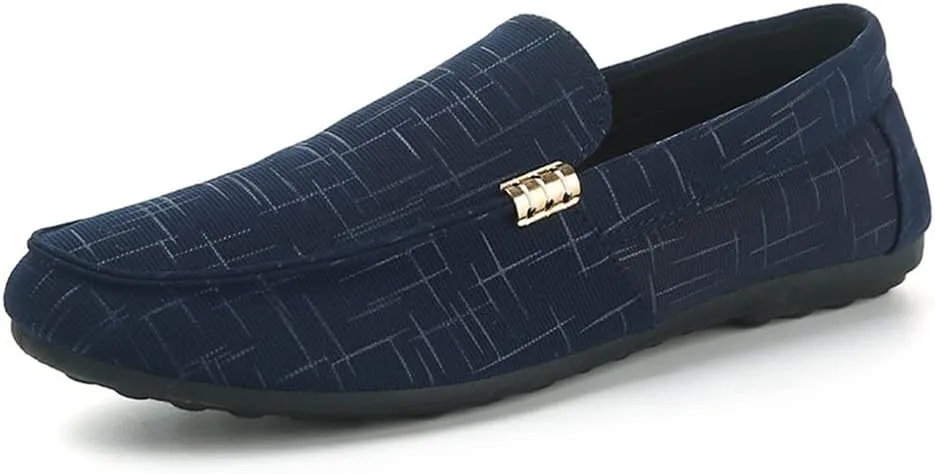 HOOENG Mens Loafers Venetian Loafers Simple Lightweight Leather Resistant Lightweight Flexible Classic Slip On