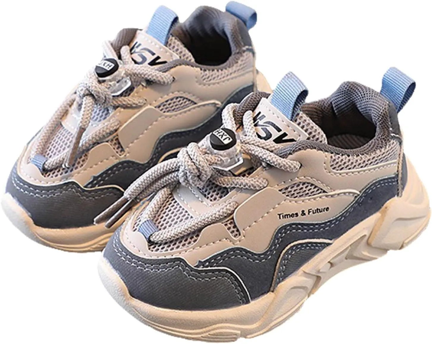 IWIHMIV Kids Tennis Shoes Outdoor Non Slip Boys Girls Lightweight Breathable Sneakers Casual Running Athletic Shoes