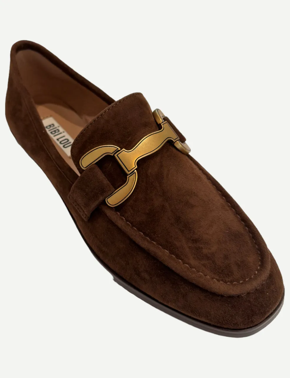 Kid Suede Loafers Marron