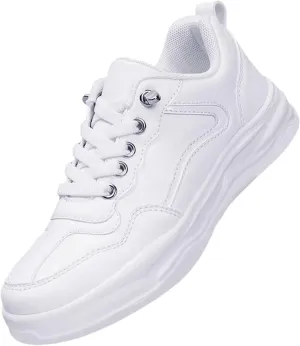 Kids Boys Running Sneakers Cute Breathable Comfy Lace Sport Shoes Toddler First Walking Ankle Sneakers for Baby Girls