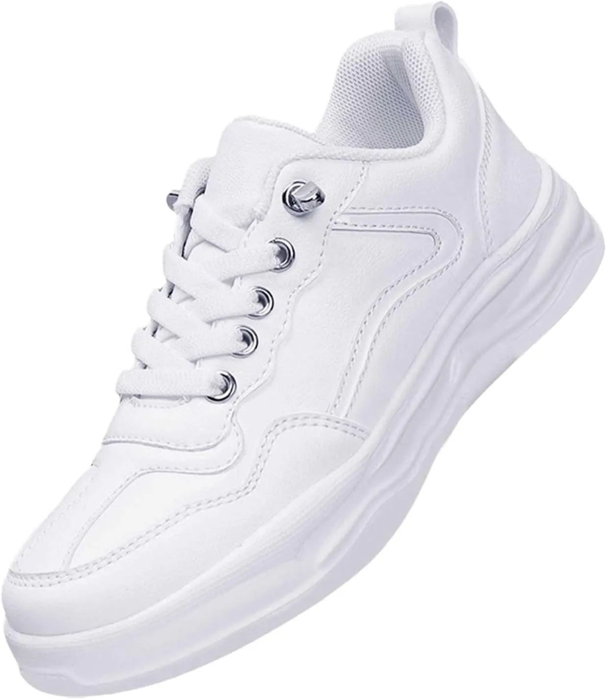 Kids Boys Running Sneakers Cute Breathable Comfy Lace Sport Shoes Toddler First Walking Ankle Sneakers for Baby Girls