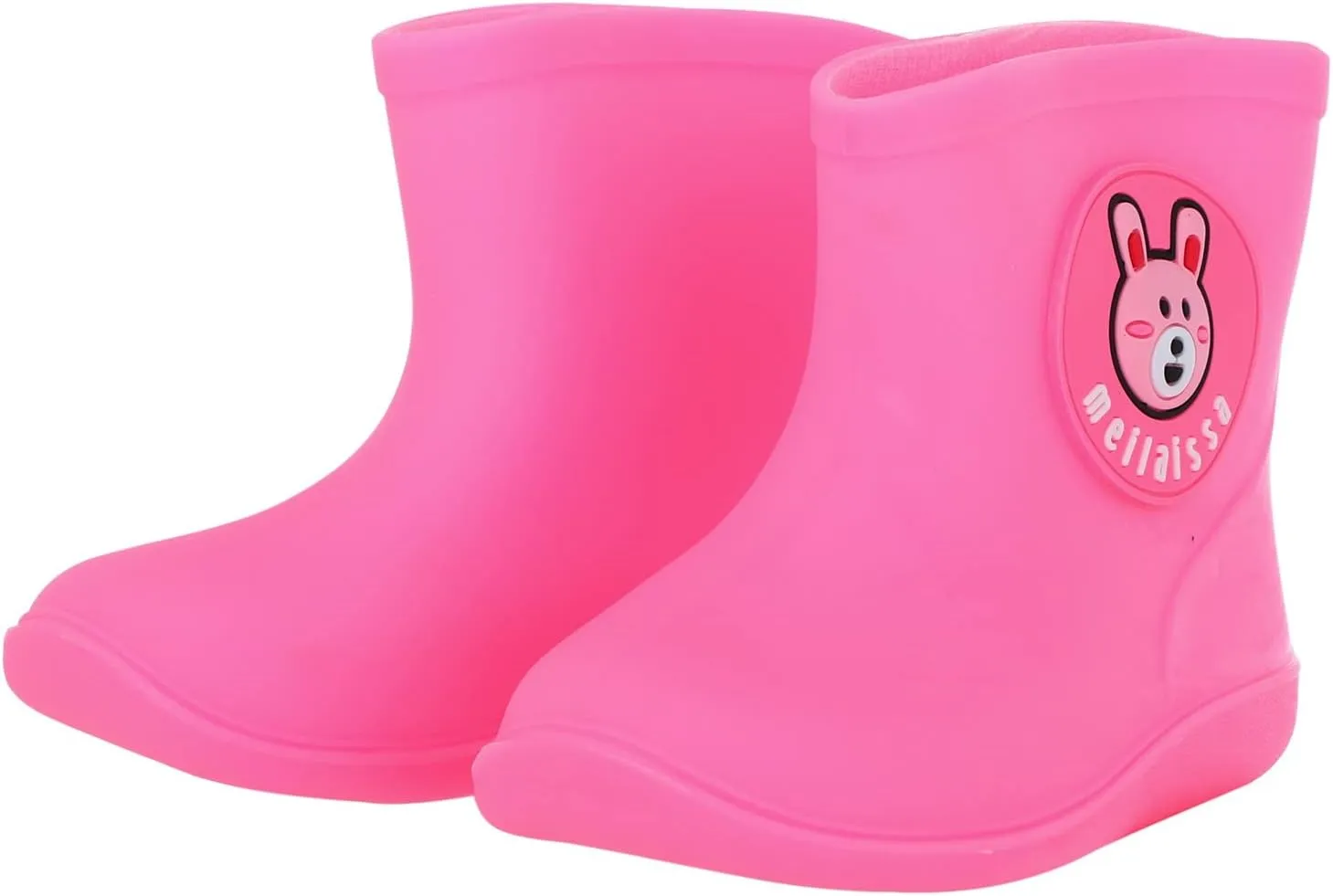 Kids Short Rain Boot For Boys Cartoon Non-Slip Lightweight Insulated Mud Boots Rubber Boots For Girls Waterproof
