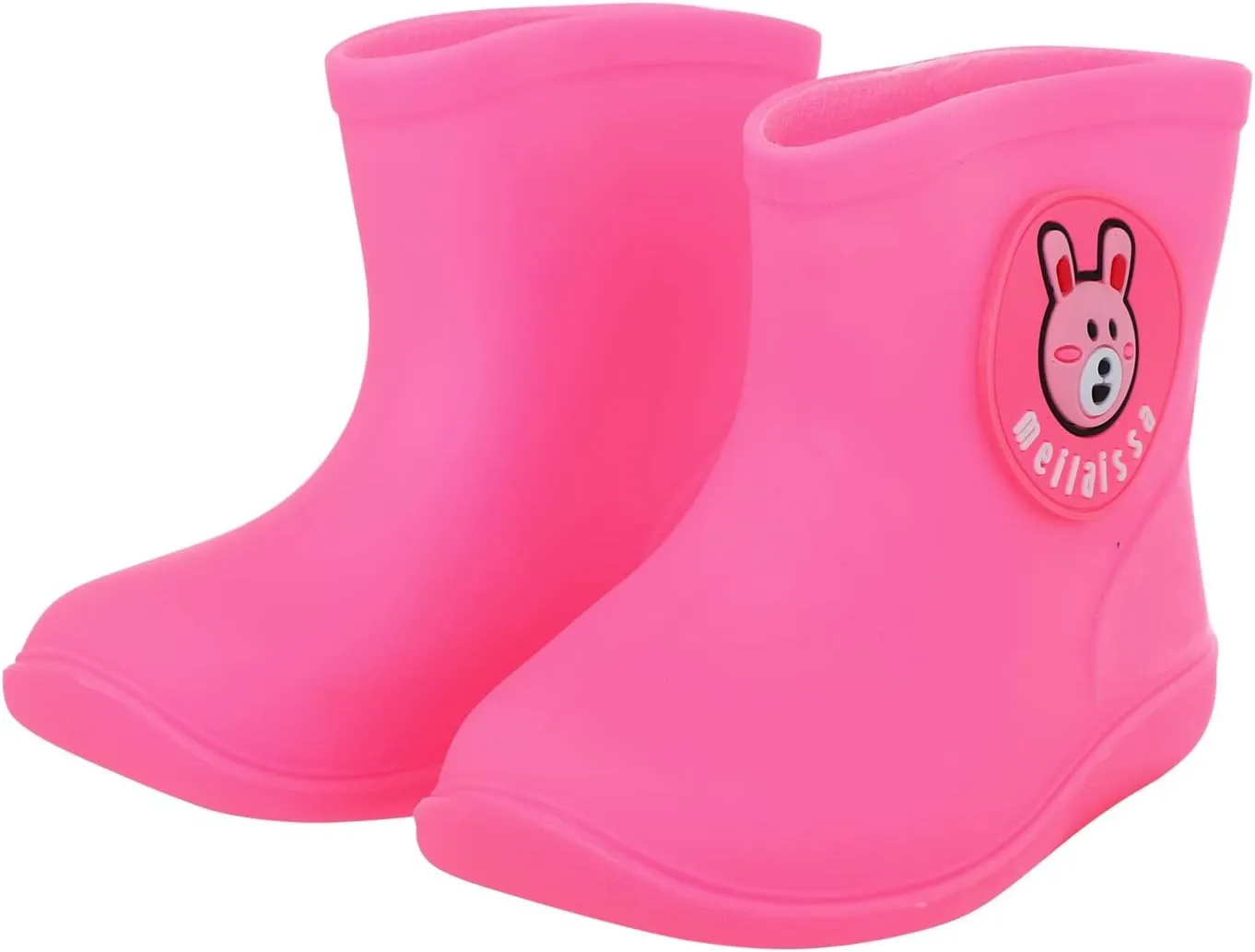 Kids Short Rain Boot For Boys Cartoon Non-Slip Lightweight Insulated Mud Boots Rubber Boots For Girls Waterproof