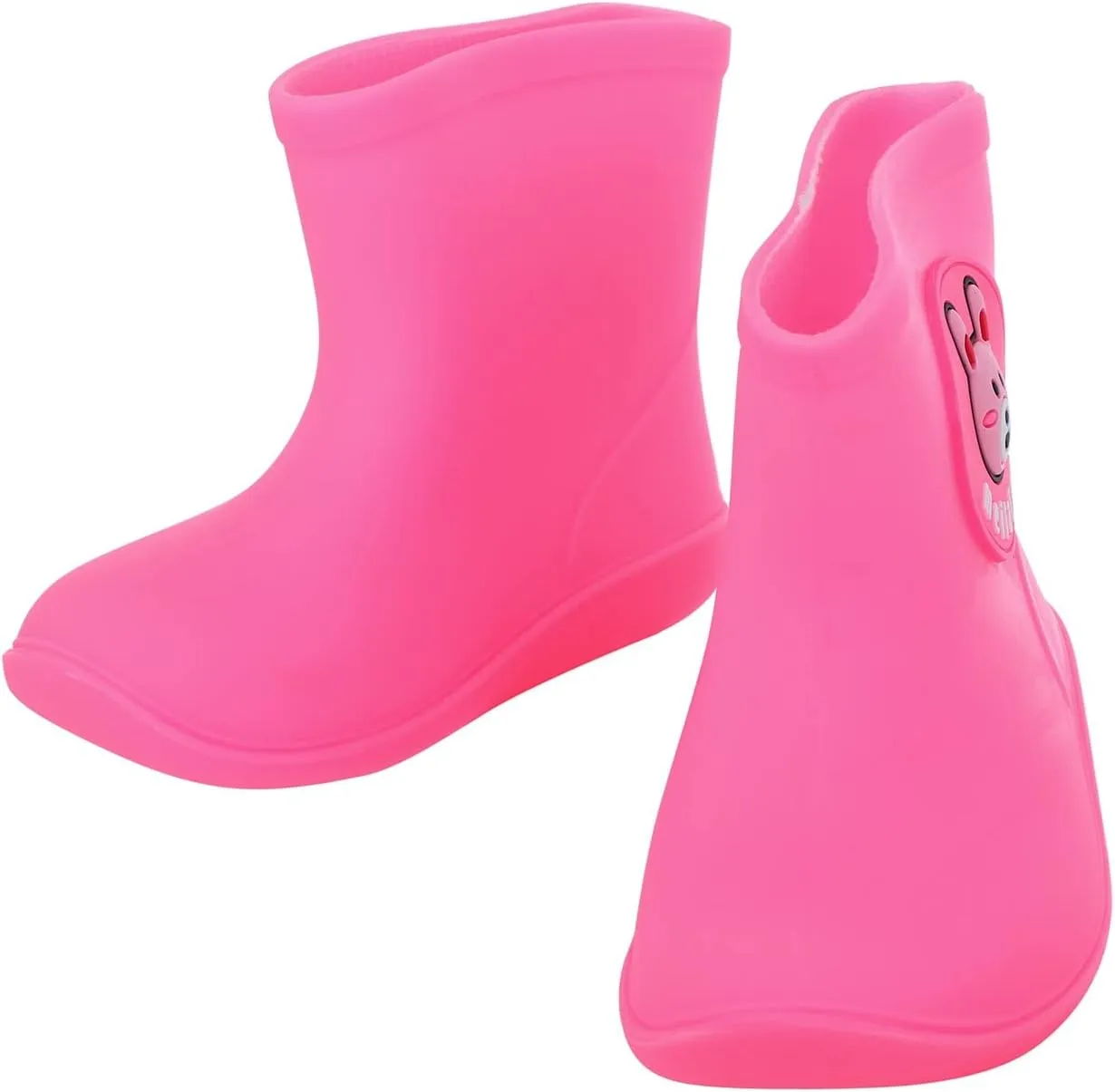Kids Short Rain Boot For Boys Cartoon Non-Slip Lightweight Insulated Mud Boots Rubber Boots For Girls Waterproof