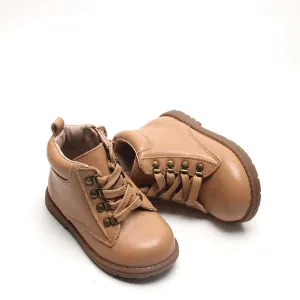Leather Combat Boot | Color 'Tan'