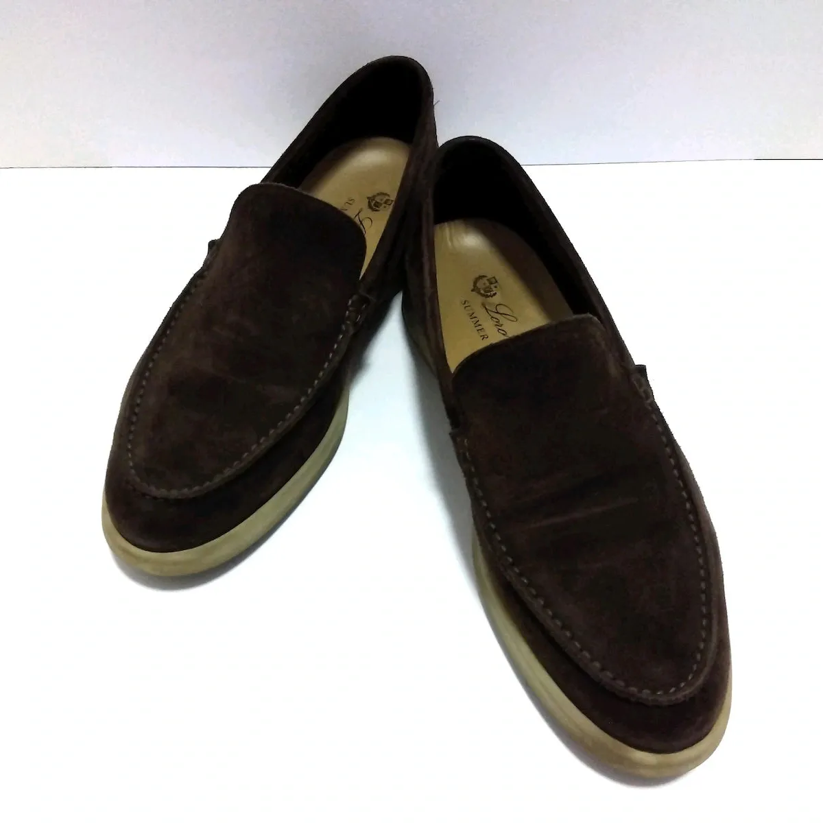 Loro Piana Summer Walk Loafers, size 39