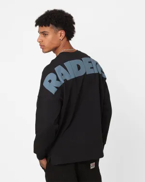 Majestic Athletic Las Vegas Raiders Tonal Stark Long Sleeve T-Shirt Faded Black