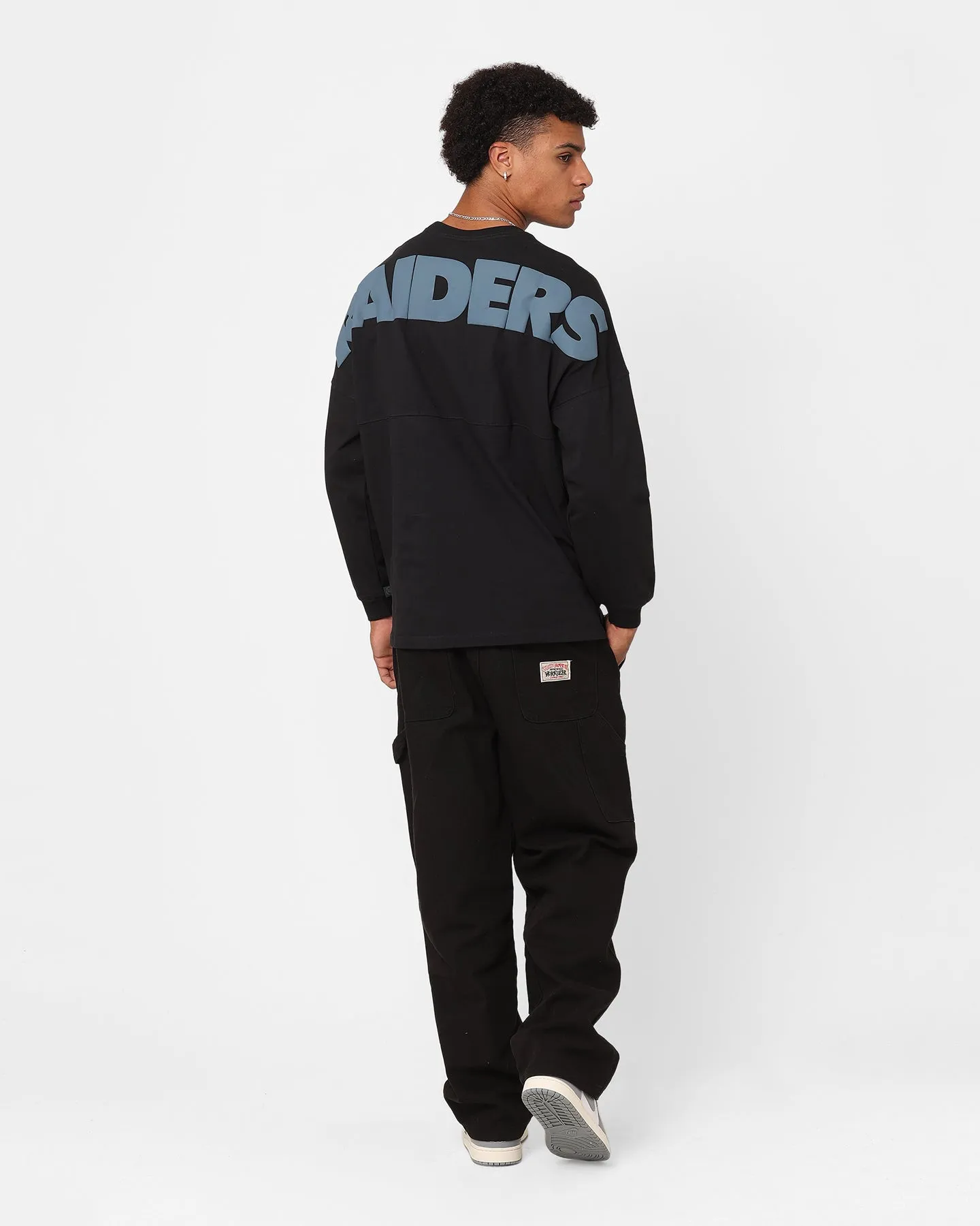 Majestic Athletic Las Vegas Raiders Tonal Stark Long Sleeve T-Shirt Faded Black
