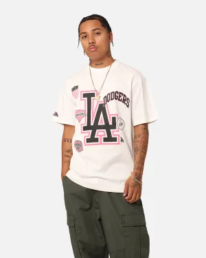 Majestic Athletic Los Angeles Dodgers Logomania T-Shirt Vintage White