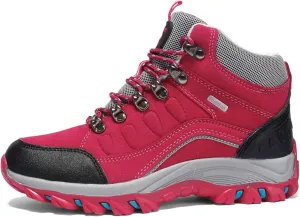Mens And Womens Anti Slip And Wear Resistant Lace Up Hiking Boots Comfortable And Breathable Walking Boots Rubber Soles Scenic Spots Tourist Boots Couple Park Walking Boots Rock Climbing Boots