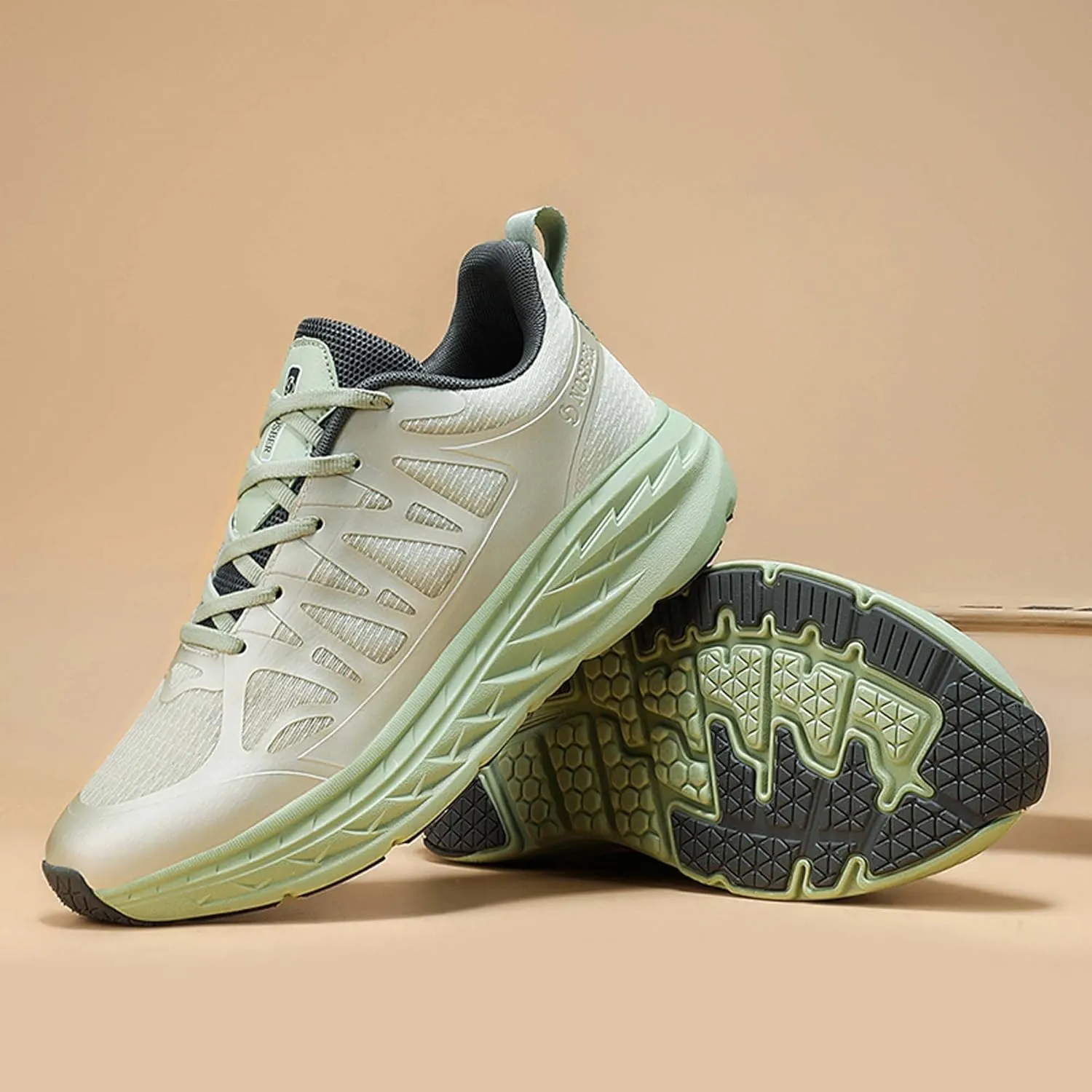 Mens and Womens Low Top Lace Up Marathon Running Shoes Non Slip and Breathable Basketball Sneakers Badminton Competition Shoes High Jump Sneakers Hurdle Sneakers