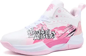 Men's Basketball Shoes Lightweight Breathable Non-Slip Outdoor Courts Training