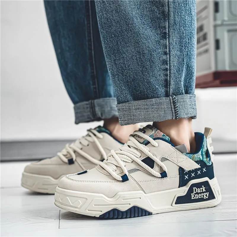 Men's Casual Shoe Classic Lace-Up Low Top Non Slip Fashion Comfortable Breathable Sneaker Men's Fashion Sneakers