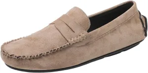 Men's Classic Loafers ?C Simple Smoking Moccasins, Flexible Anti-Slip Shoes, Comfortable and Fashionable Slip-Ons
