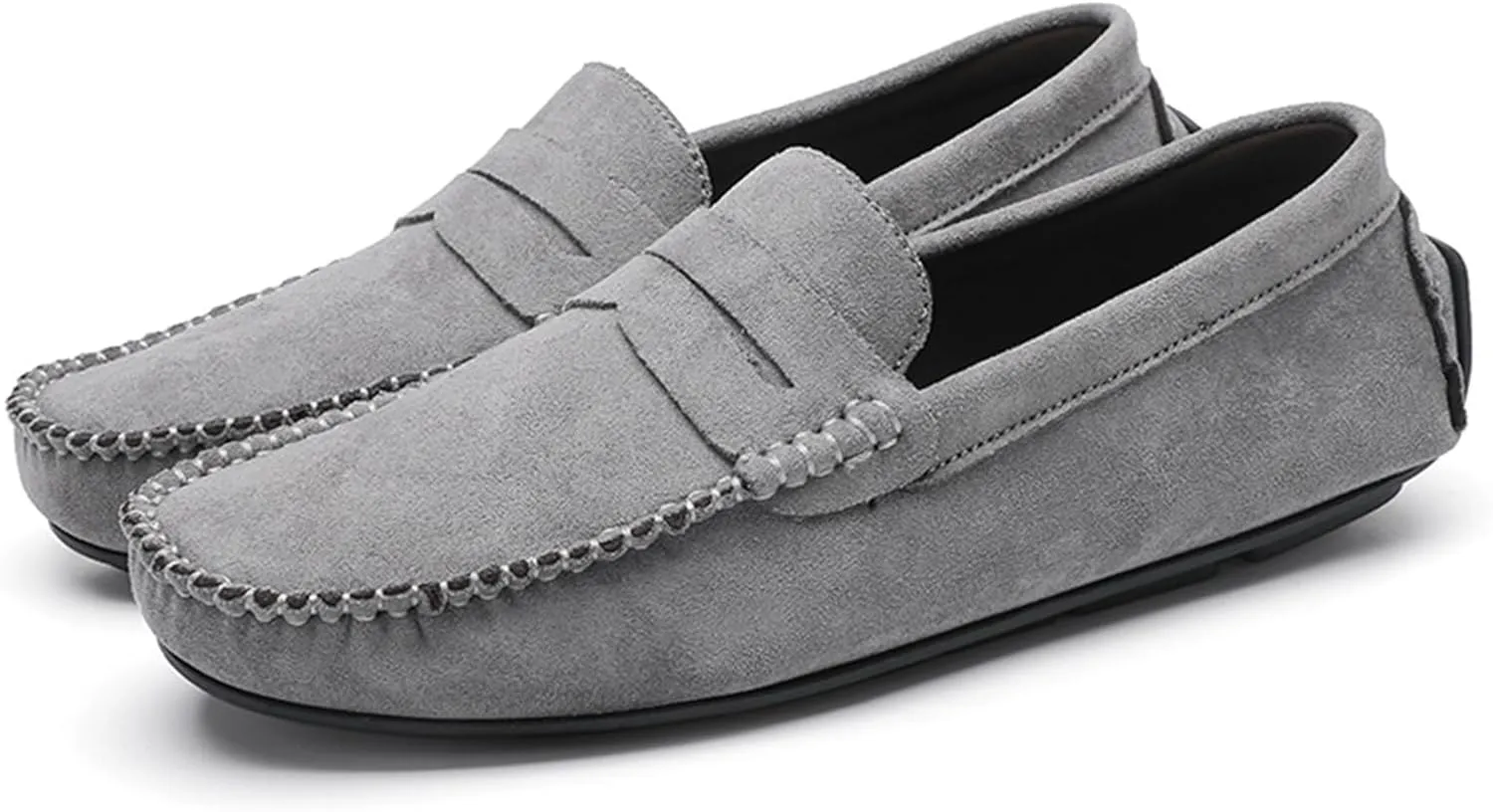 Men's Classic Loafers ?C Simple Smoking Moccasins, Flexible Anti-Slip Shoes, Comfortable and Fashionable Slip-Ons