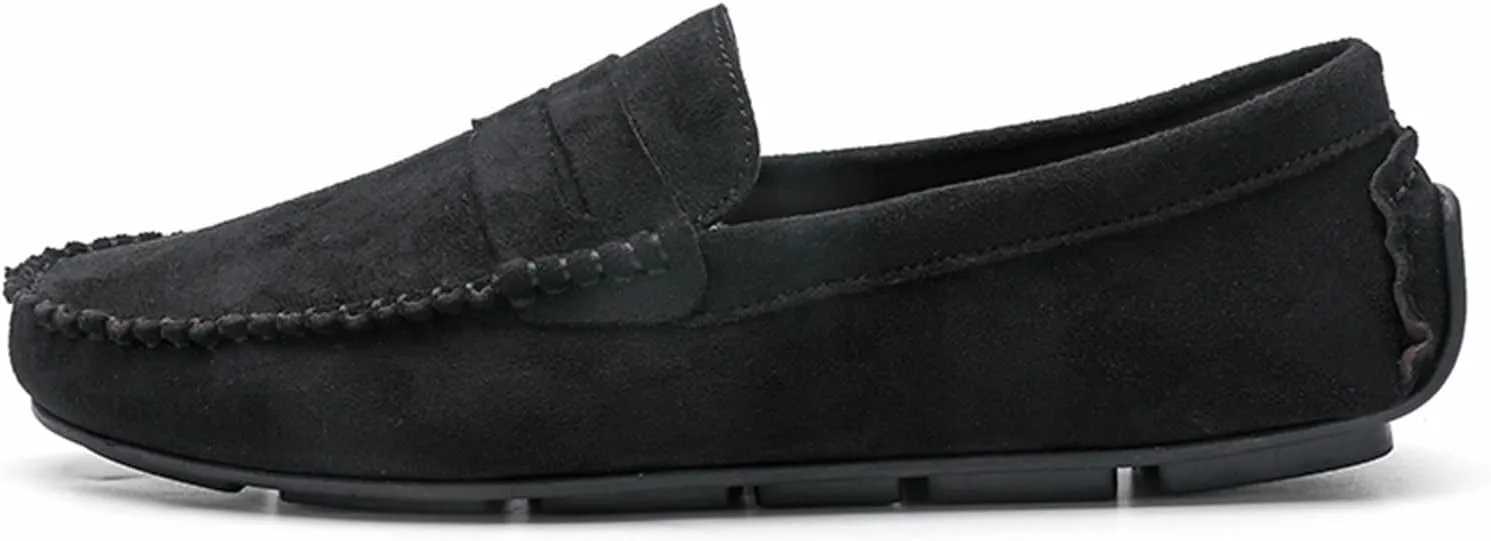 Men's Classic Loafers ?C Simple Smoking Moccasins, Flexible Anti-Slip Shoes, Comfortable and Fashionable Slip-Ons