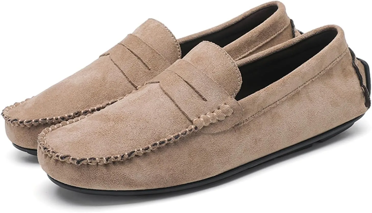 Men's Classic Loafers ?C Simple Smoking Moccasins, Flexible Anti-Slip Shoes, Comfortable and Fashionable Slip-Ons