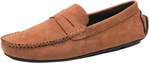 Men's Classic Loafers ?C Simple Smoking Moccasins, Flexible Anti-Slip Shoes, Comfortable and Fashionable Slip-Ons